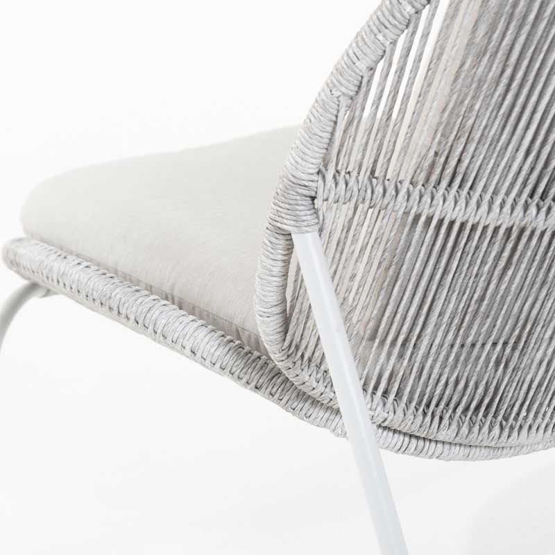 Крісло з підніжкою Delano Light Grey