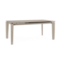 Stół jadalniany ASIRI BEIGE/BLACK 180/250x100x76h