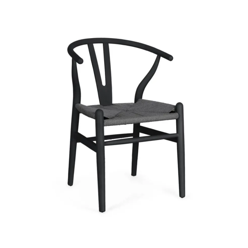 Krzesło obiadowe ARTEMIA NATURAL/BLACK