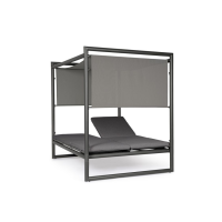 Leżak dwuosobowy z daszkiem KONNOR Leżak dwuosobowy z daszkiem KONNOR