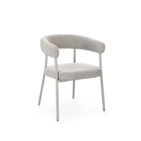 Krzesło GIAELE WARM GREY/BLACK TAUPE