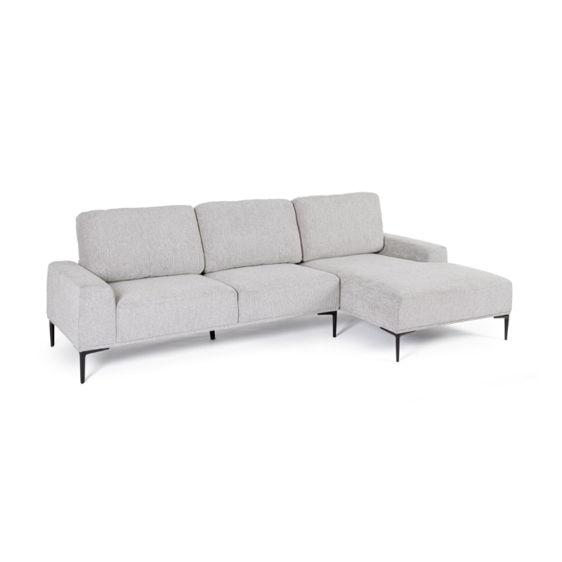 Narożnik z szezlongiem WASHINGTON GREY