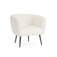 Fotel AVRIL WHITE BOUCLE'