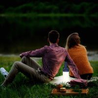 Lampa przenośna zewnętrzna Elo 31cm Lampa przenośna zewnętrzna Elo 31cm