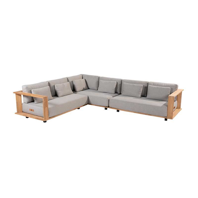 Sofa modułowa z drewna tekowego Eternity 