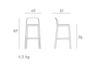 Krzesło barowe Faro