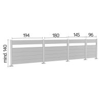 PANEL OGRODZENIOWY Privacy Screen, Biohort