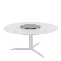 Okrągły stół obiadowy Embrace z HPL