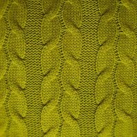 Плед в'язаный, 190x160, лайм-коси