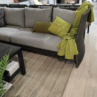 Плед в'язаный, 190x160, лайм-коси