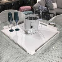 Taca aluminiowa Maya Antracite 65х65 cm