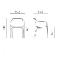 Обідній комплект Rio&Net antracite