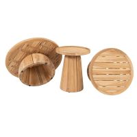 Stoliki z drewna tekowego Pablo