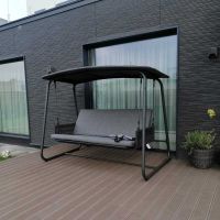 Гойдалка-ліжко Patio Swing Dark Grey/Dark Grey