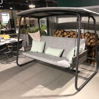 Гойдалка-ліжко Patio Swing Dark Grey/Dark Grey
