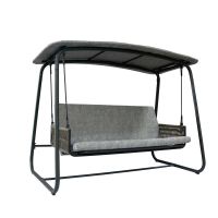 Гойдалка-ліжко Patio Swing Dark Grey/Dark Grey