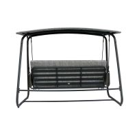 Гойдалка-ліжко Patio Swing Dark Grey/Dark Grey