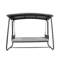 Huśtawka-łóżko Patio Swing Light Khaki/Light Grey