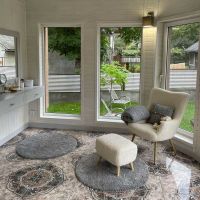 Плед в'язаний 160х190, світло-сірий-коси