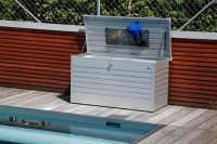 Skrzynka do przechowywania LeisureTime srebny  , Biohort Skrzynka do przechowywania LeisureTime srebny  , Biohort