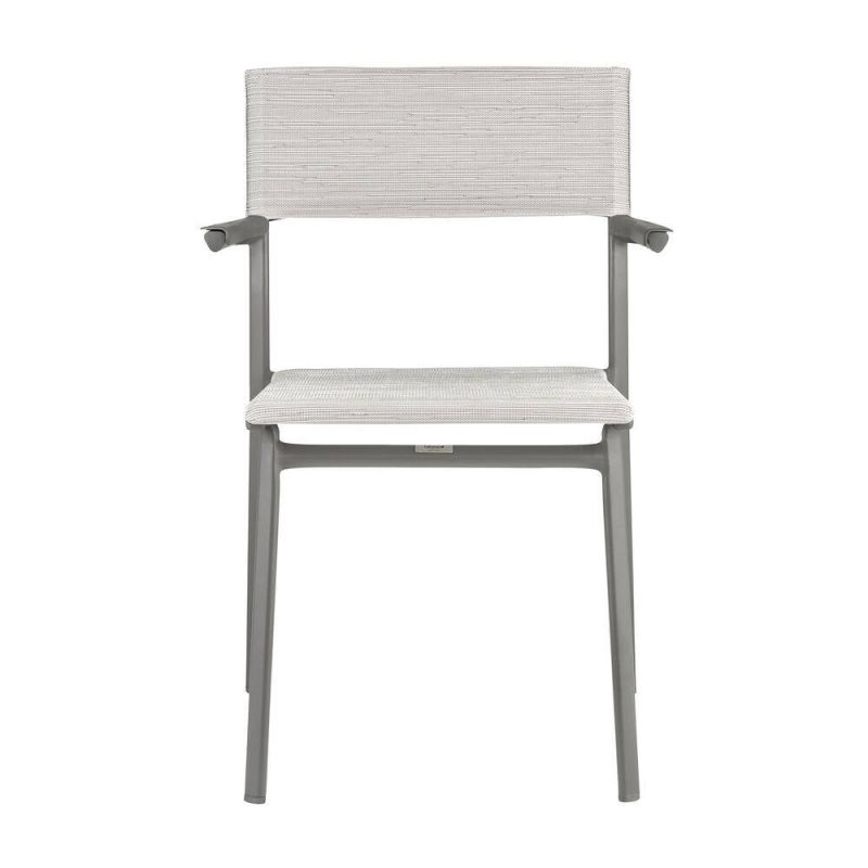 Leżak MIAMI II High BeComfort® Silver