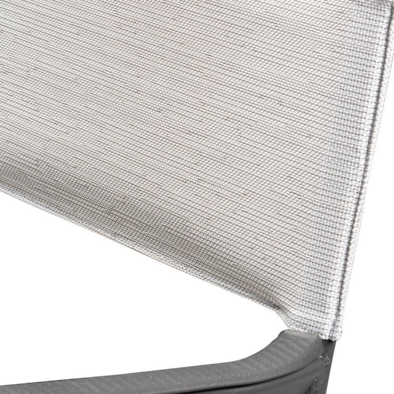 Leżak MIAMI II High BeComfort® Silver