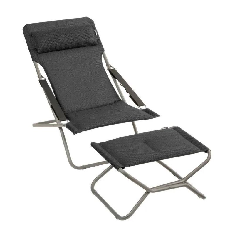 Leżak MIAMI II High BeComfort® Silver