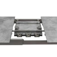 Rozkładany stół ogrodowy ORON Titane dla 8 do 10 osób