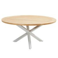 Stół z drewna tekowego Prado  Ø160 cm