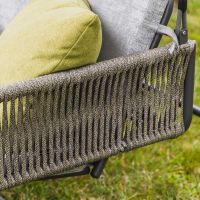 Huśtawka-łóżko Patio Swing Light Khaki/Light Grey