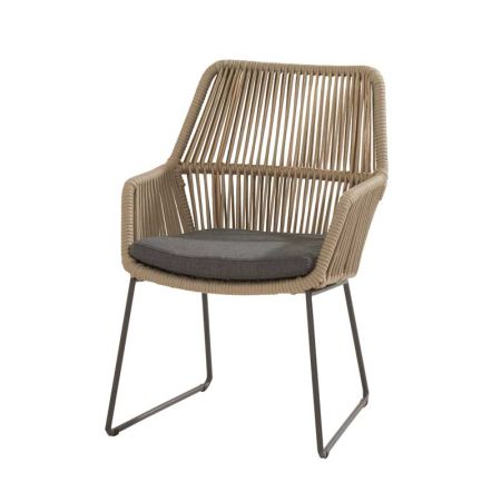 Krzesło obiadowe z liny Ramblas  Krzesło obiadowe z liny Ramblas