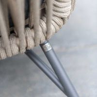 Krzesło obiadowe z liny Ramblas 