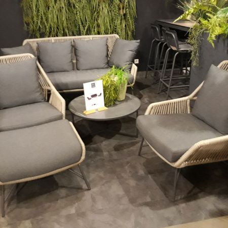 Zestaw ogrodowy z liny Ramblas  Zestaw ogrodowy z liny Ramblas