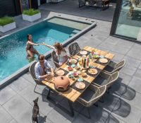 Krzesło obiadowe z liny Ramblas 