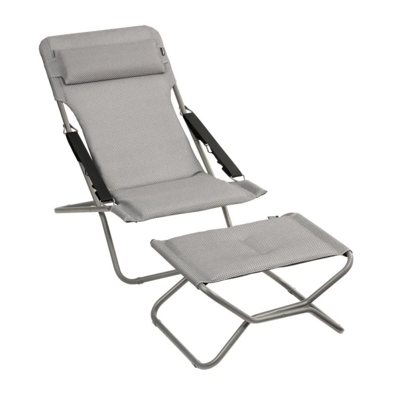 Leżak MIAMI II High BeComfort® Silver