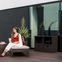 Komoda Space Mini Java Brown, 4 sekcje