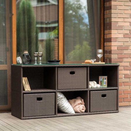 Комод Space Maxi Java Brown, 6 секций Комод Space Maxi Java Brown, 6 секций