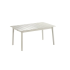 ORON 150x100 Білий алюмінієвий стіл на 4-6 осіб