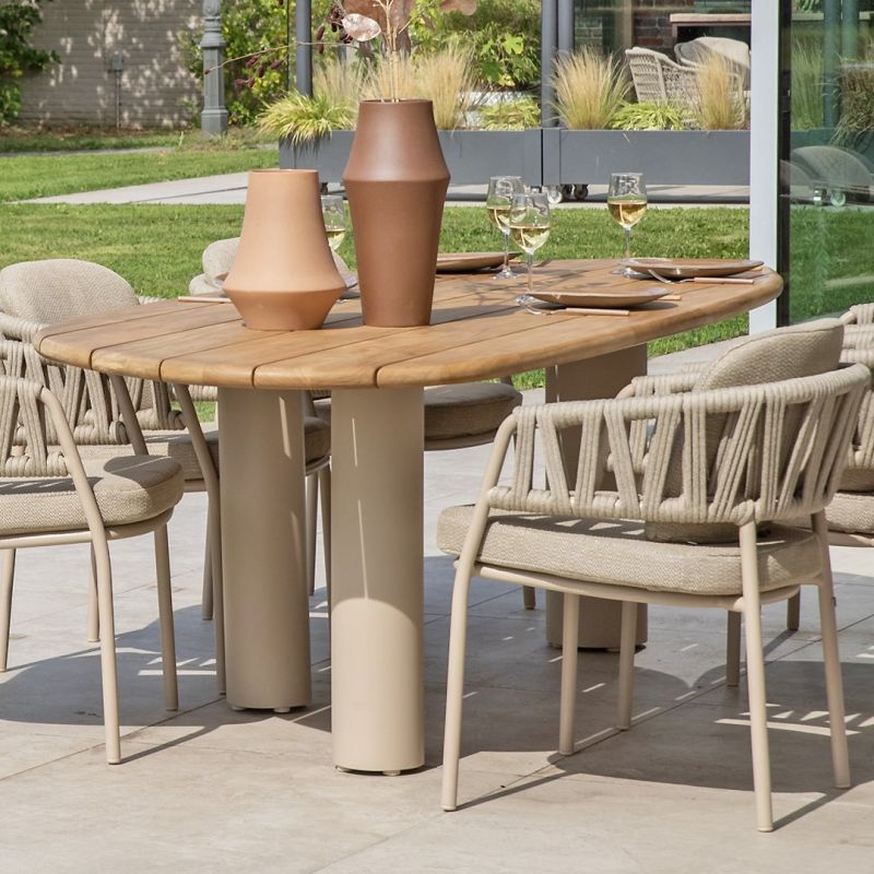 Stół obiadowy Estate 240cm Teak+Latte 2026