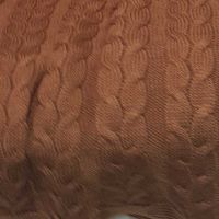 Pleciony koc 190х160, Terakota